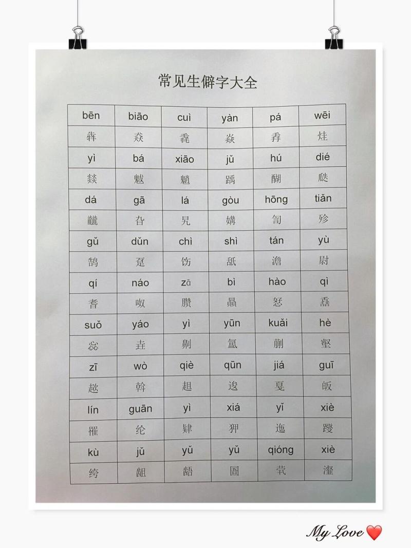 稀少好听的单字，稀少好听的单字